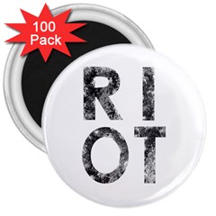 Riot 3  Magnets (100 pack)