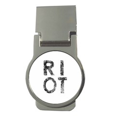 Riot Money Clips (round)  by Valentinaart