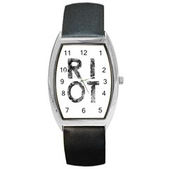 Riot Barrel Style Metal Watch by Valentinaart