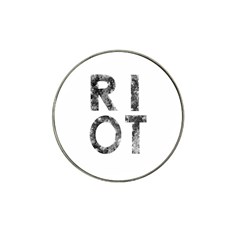 Riot Hat Clip Ball Marker by Valentinaart