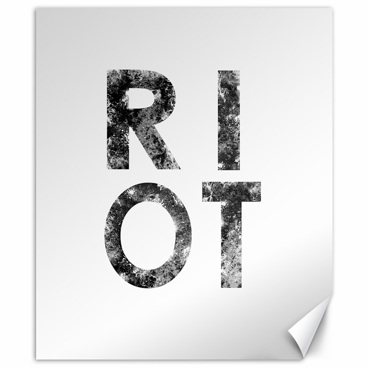 Riot Canvas 8  x 10 