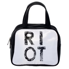 Riot Classic Handbags (one Side) by Valentinaart