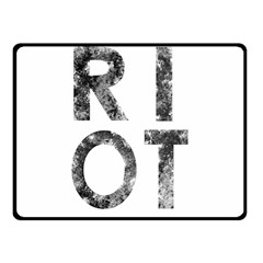 Riot Fleece Blanket (small) by Valentinaart