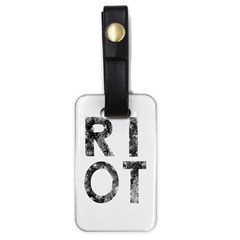 Riot Luggage Tags (One Side) 