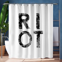 Riot Shower Curtain 60  X 72  (medium)  by Valentinaart