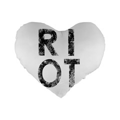 Riot Standard 16  Premium Heart Shape Cushions