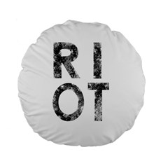 Riot Standard 15  Premium Flano Round Cushions