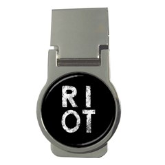 Riot Money Clips (round)  by Valentinaart