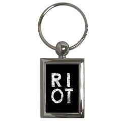 Riot Key Chains (rectangle)  by Valentinaart