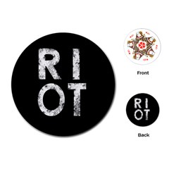 Riot Playing Cards (round) 