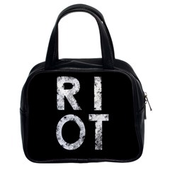 Riot Classic Handbags (2 Sides) by Valentinaart