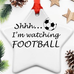 Football Fan  Ornament (star)