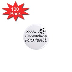 Football Fan  1  Mini Magnets (100 Pack)  by Valentinaart