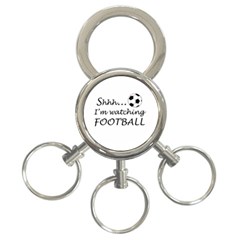 Football Fan  3-ring Key Chains by Valentinaart