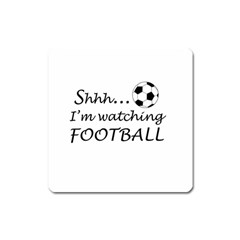 Football Fan  Square Magnet by Valentinaart