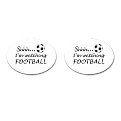 Football Fan  Cufflinks (oval) by Valentinaart