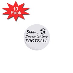 Football Fan  1  Mini Buttons (10 Pack)  by Valentinaart