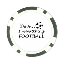 Football Fan  Poker Chip Card Guard