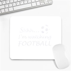 Football Fan  Large Mousepads by Valentinaart