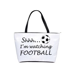 Football Fan  Shoulder Handbags by Valentinaart