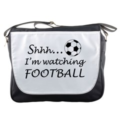 Football Fan  Messenger Bags by Valentinaart