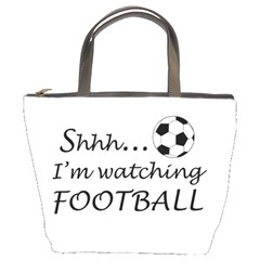 Football Fan  Bucket Bags by Valentinaart