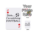 Football fan  Playing Cards 54 (Mini)  Front - HeartJ