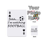 Football fan  Playing Cards 54 (Mini)  Front - Spade8