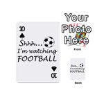 Football fan  Playing Cards 54 (Mini)  Front - Spade10