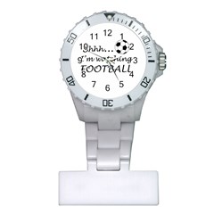 Football Fan  Plastic Nurses Watch by Valentinaart