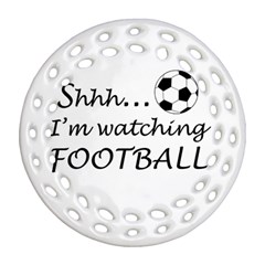 Football Fan  Ornament (round Filigree) by Valentinaart