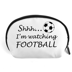 Football Fan  Accessory Pouches (large)  by Valentinaart