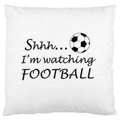 Football Fan  Large Flano Cushion Case (one Side) by Valentinaart