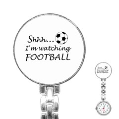 Football Fan  Stainless Steel Nurses Watch by Valentinaart