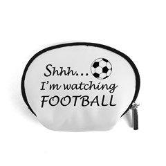 Football Fan  Accessory Pouches (small)  by Valentinaart