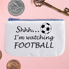 Football Fan  Large Coin Purse by Valentinaart