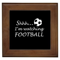 Football fan  Framed Tiles