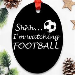 Football fan  Ornament (Oval)