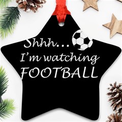 Football fan  Ornament (Star)