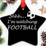 Football fan  Ornament (Star) Front