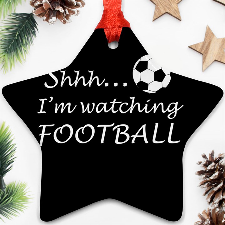 Football fan  Ornament (Star)