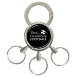 Football fan  3-Ring Key Chains Front