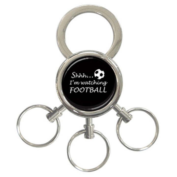 Football fan  3-Ring Key Chains