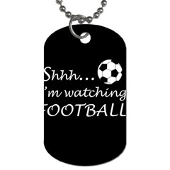 Football fan  Dog Tag (One Side)