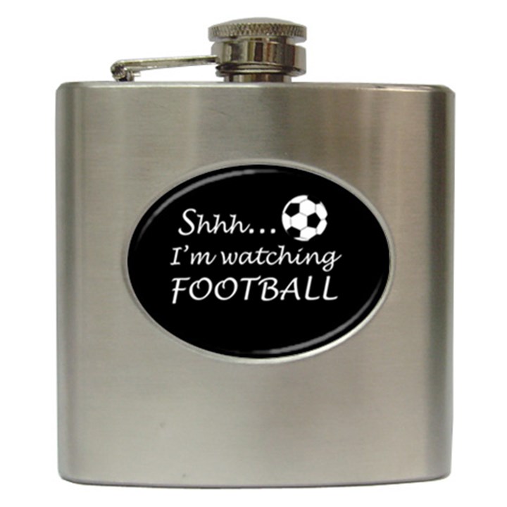 Football fan  Hip Flask (6 oz)