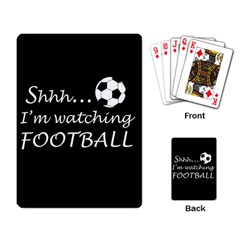 Football fan  Playing Card