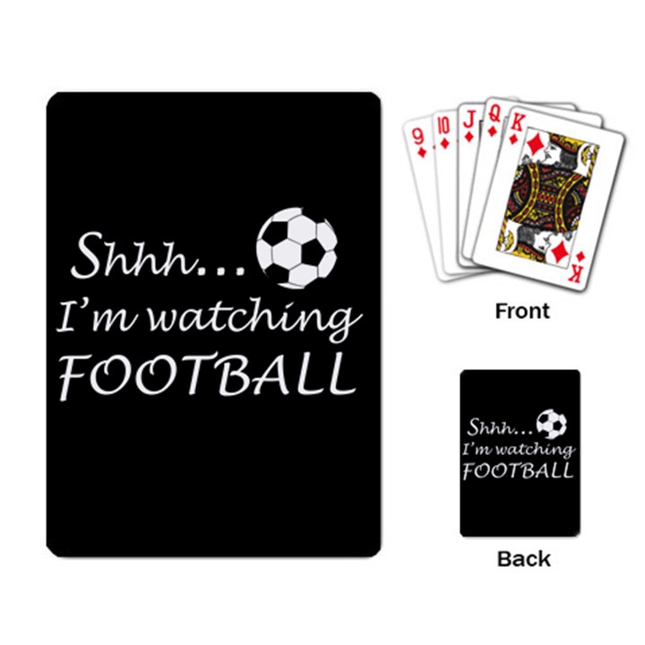 Football fan  Playing Card