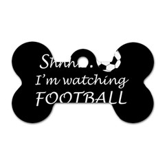 Football fan  Dog Tag Bone (Two Sides)