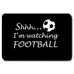 Football fan  Large Doormat 