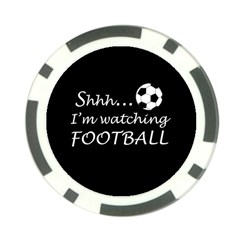 Football fan  Poker Chip Card Guard (10 pack)